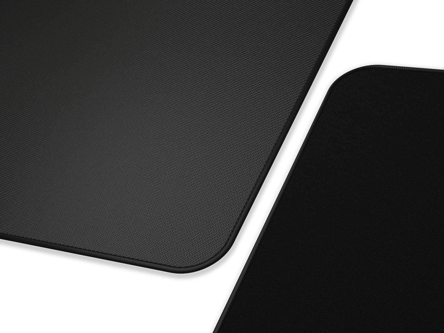 Extra Large 3XL Gaming Mouse Pad - Premium Black Cloth with Stitched Edges, 24"x48" for Ultimate Gaming Experience