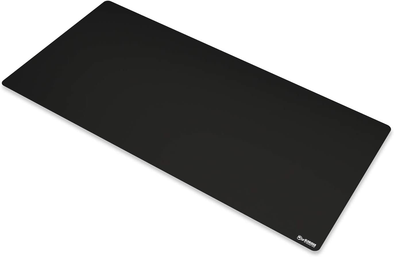 Extra Large 3XL Gaming Mouse Pad - Premium Black Cloth with Stitched Edges, 24"x48" for Ultimate Gaming Experience