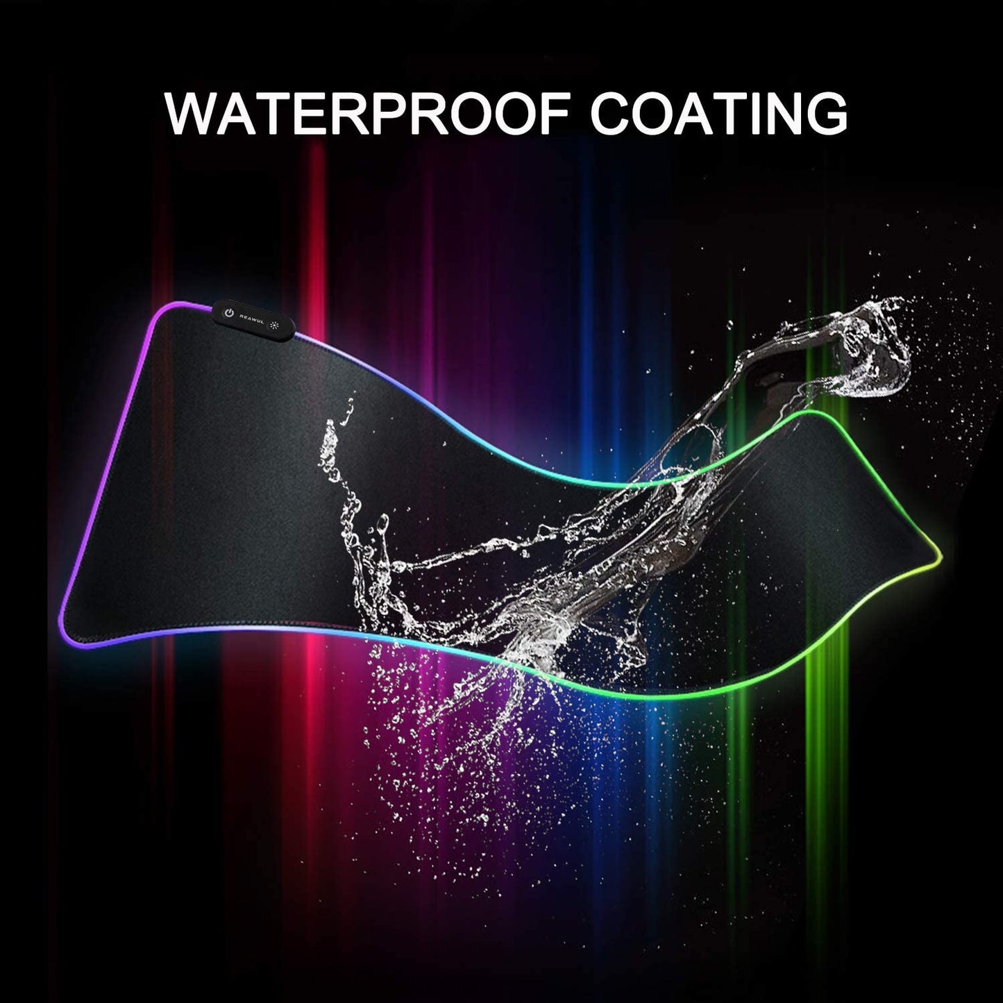 Ultimate Large RGB Gaming Mouse Pad - 14 Vibrant Modes, Oversized LED Glow, Anti-Slip, Waterproof Surface - Extra Large 31.5 x 11.8 Inch Soft Keyboard & Mouse Mat