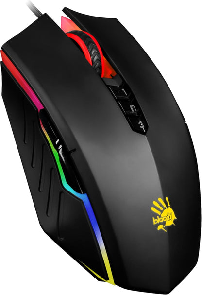 A70X Light Strike Optical Gaming Mouse - Fully Programmable with Advanced Macros (Matte Black)