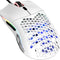 Model O Superlight Wired Gaming Mouse - 67G Honeycomb Design, RGB Lighting, Pixart 3360 Sensor, Omron Switches, Ambidextrous - Matte White