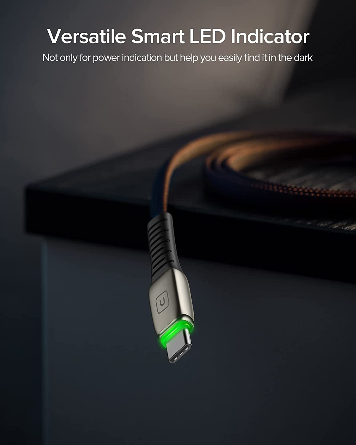 5-Pack USB Type C Cables - Fast Charging 3.1A QC3.0 - Durable Nylon, 1.6ft to 6.6ft, Compatible with Samsung Galaxy S20/S10/S9/S8, Note 10/9, LG, Google Pixel and More