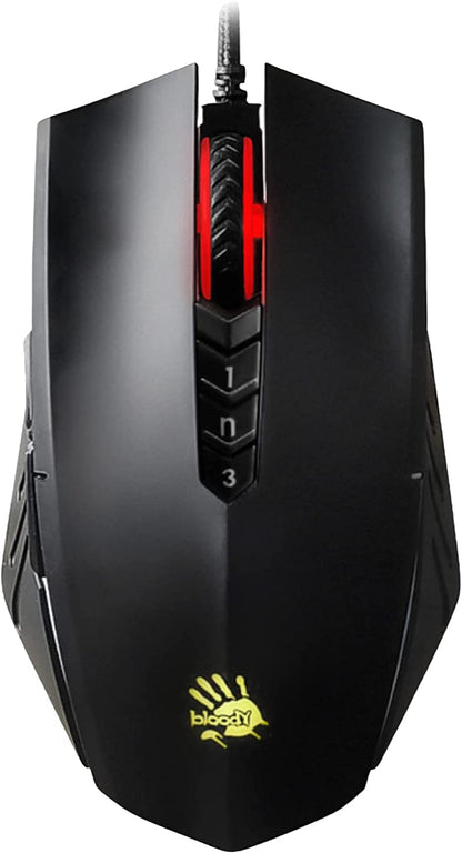 A70X Light Strike Optical Gaming Mouse - Fully Programmable with Advanced Macros (Matte Black)